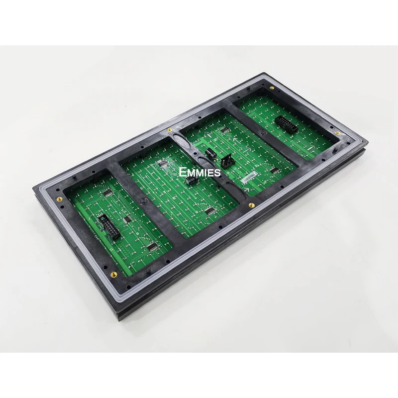P10 Outdoor Single Color LED Display Panel 320mmx160mm Waterproof LED Display Module 32x16 Pixel LED Board