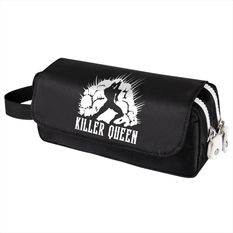 Jojos Bizarre Adventure Pencil Case Large Capacity Pencil Bag Pouch Girls Holder Stationery Desk Organizer School Office Supplie