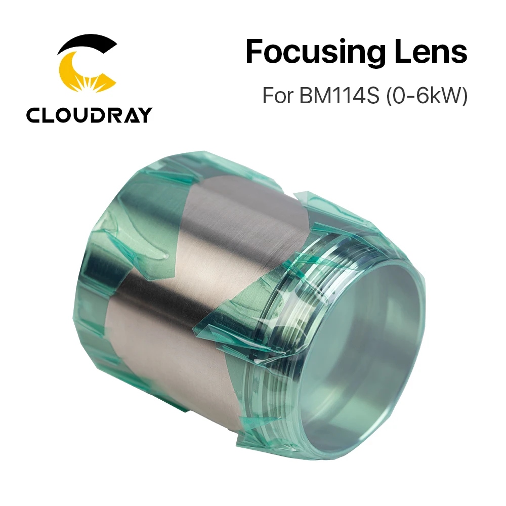 Imagem -02 - Cloudray Bm114s Colimating & Lente de Focagem D37 F100 & D38.1 F200 mm com Suporte de Lente para Raytools Cabeça de Corte a Laser Bm114s