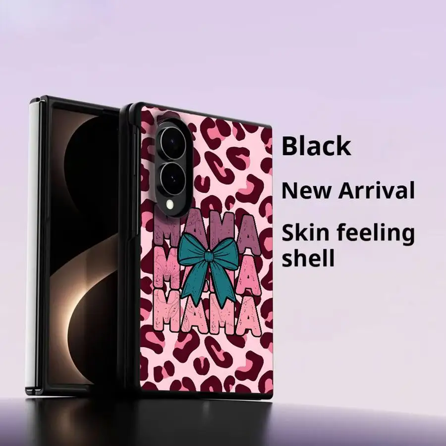Case for Samsung Galaxy ZFold8 Z Fold 8 Z Fold8 Wide ZFold Wide Luxury Phone Cover Pink Leopard Print Mom