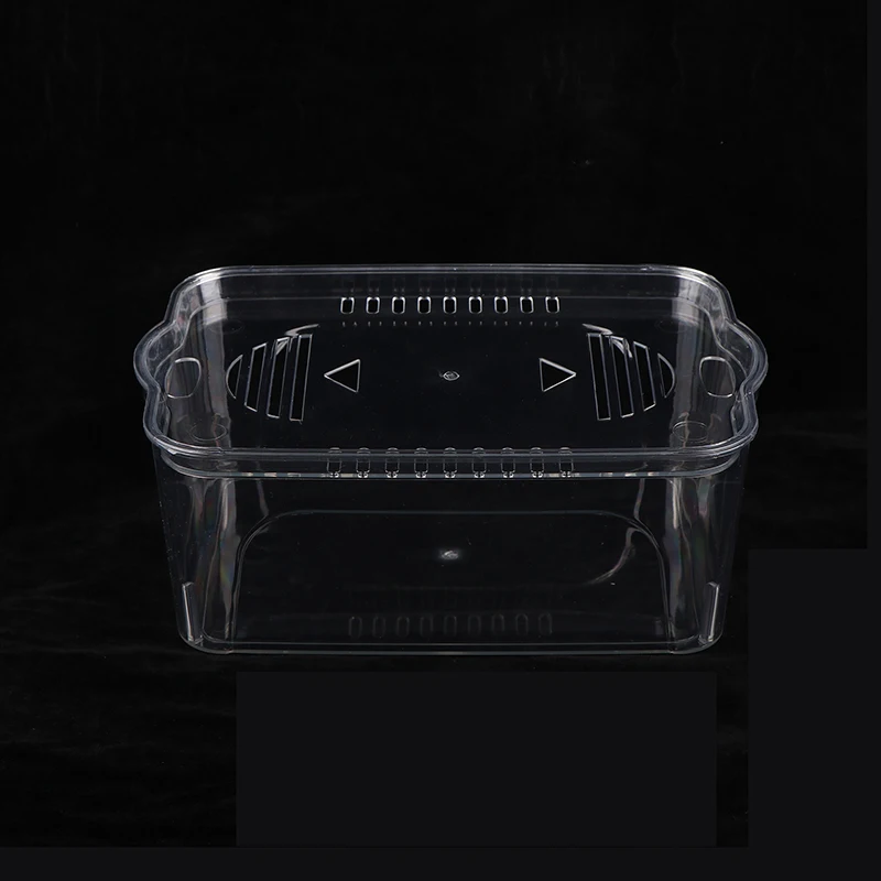 Fall Prevention Explosion-proof Fish Tank Transparent PET Desktop Goldfish Bowl Water Plant Turtle Tank Stackable Cube Fish Tank