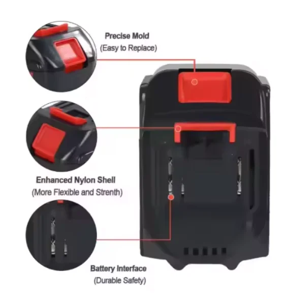 for Makita 21V rechargeable battery 3.0Ah lithium-ion battery, suitable for series electric tool high-pressure water gun EU/plug