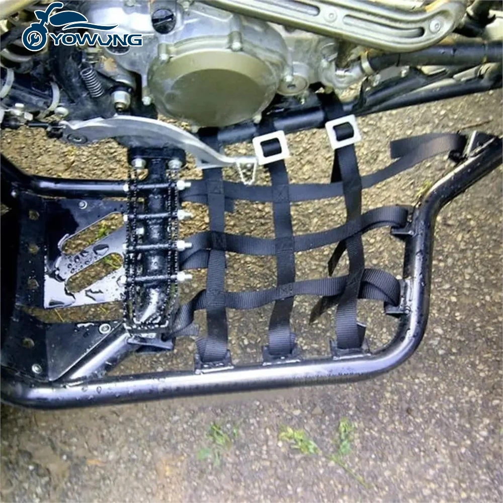 

Motorcycle Accessories For Honda TRX 400 X EX 450ER R Polaris Arctic DVX400 Foot Guard Pegs Protect Multifunction Mesh Cargo Net