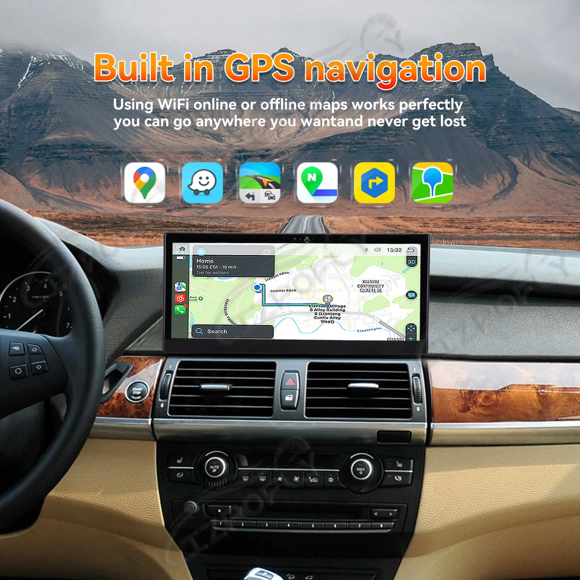 10.25" Car Radio Fo…