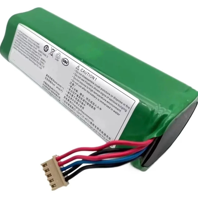 Pour Robot de balayage ECOVACS S10-Li-144-5200 14.. 4V 5200mAh batterie de secours MPXBM batterie Lithium-Ion Compatible