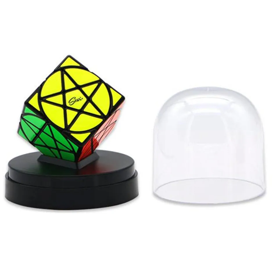 Confezione regalo originale Qiyi Mofangge pentacolo Cube Geometry-shape Star Cube Stickerless Speed Cube puzzle cubi magici giocattolo per bambini