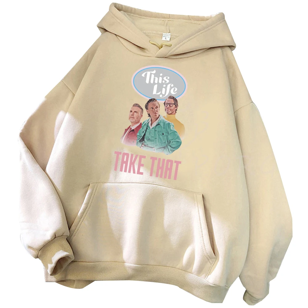 Take That Hoodie This Life Album Hoodie Harajuku Long Sleeve Sweatshirts Take That Fan Gift Unisex