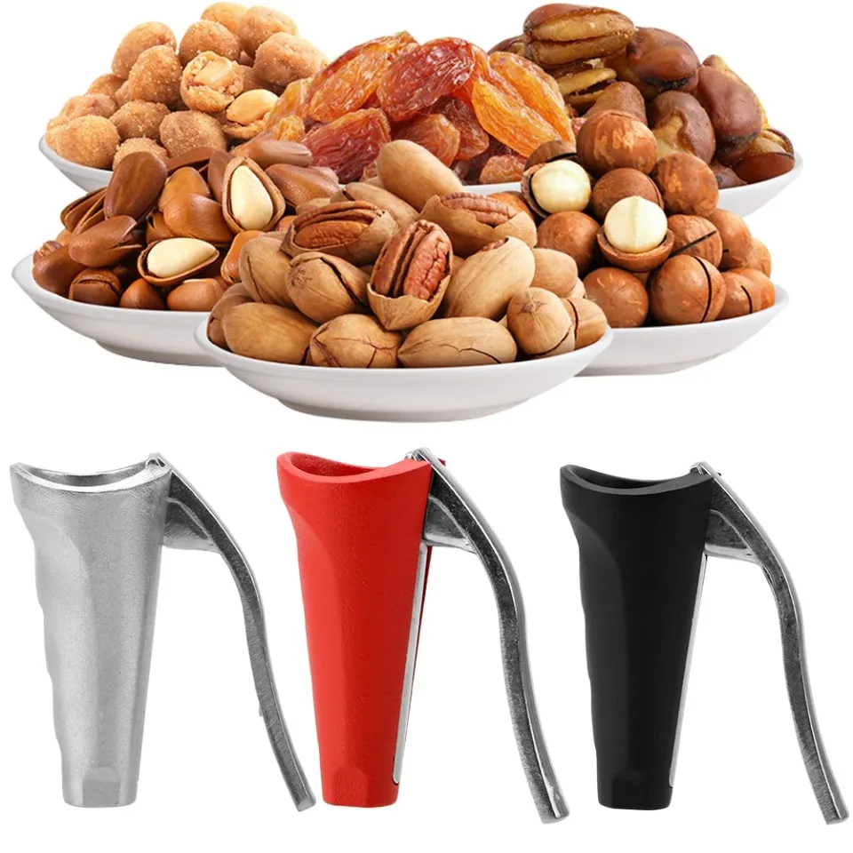 Almond Nut Pecan Nuts Nutcracker Zinc Alloy Nut Opener Sheller Kitchen Tool Hazelnut Walnut Pliers Sheller Quick Chestnut Gadget