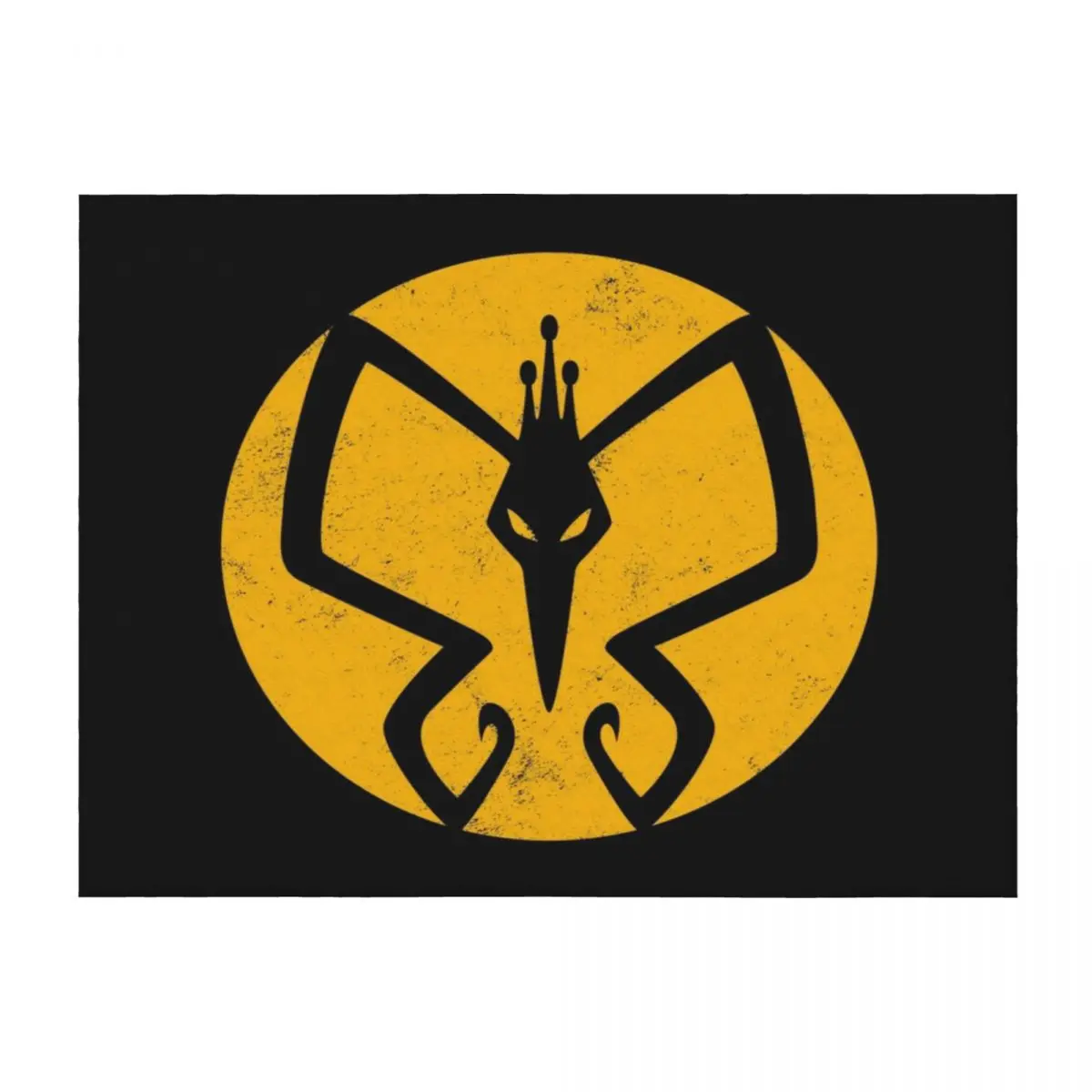 

The Monarch logo — The Venture Bros. Throw Blanket Hair Soft Beds Travel Vintage Blankets