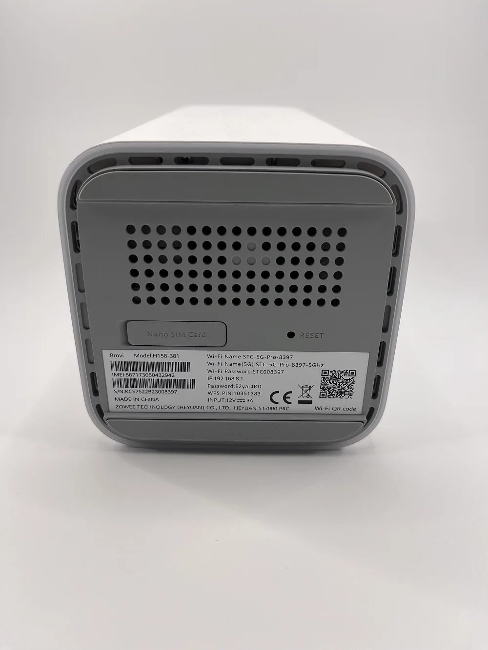 NEW Unlocked 5G CPE PRO5 H158-381 5G up to5400MBps Wi-Fi6 7200Mbps High Gain Antenna 12dBi2