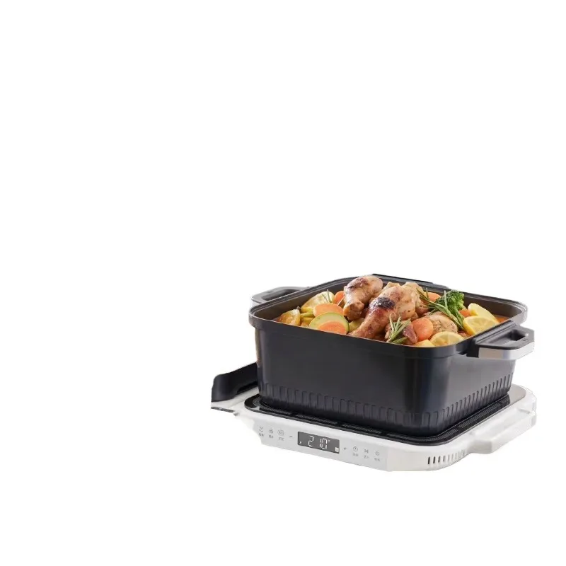 Multifunctional pot, third-generation folding cooking pot, party hi eat electric baking pan, new electric hot pot