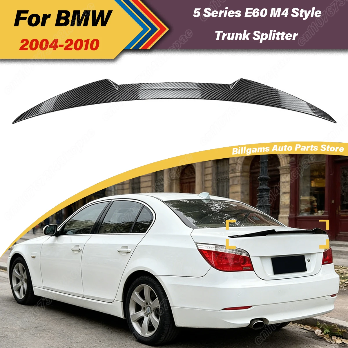 

Для BMW 5 серии E60 в стиле M4 (2004-2010) — Комплект аксессуаров для декоративного заднего центрального спойлера/антикрыла