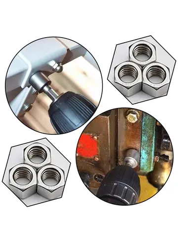 Powerful Socket Inner Hexagonal Wrench Hexagonal Handle Screwdriver Socket Extension Rod Pneumatic Screwdriver Insert Tool Set