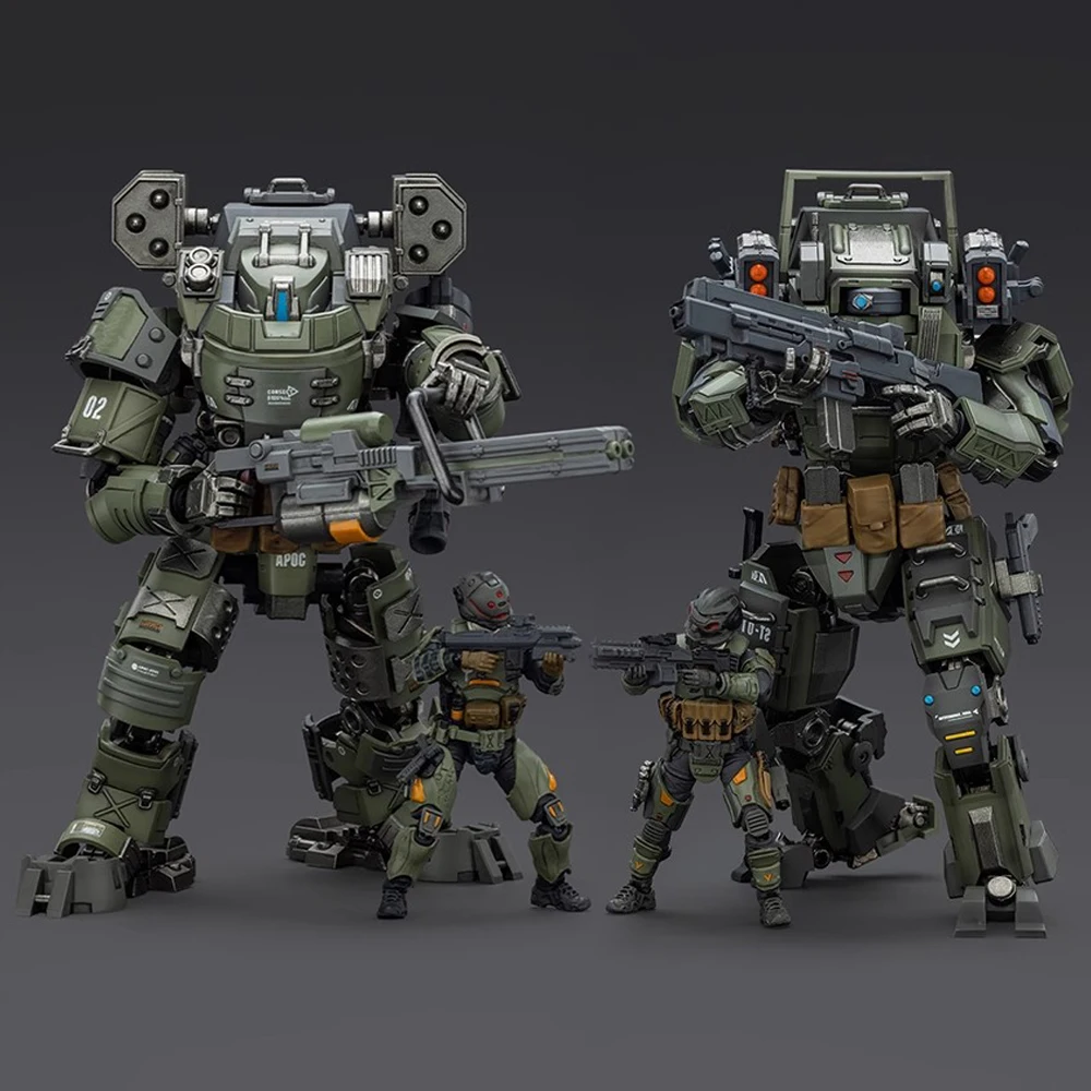 

JOYTOY Dark Source1/25 APOC Series Bedrock Standard Combat Type Mecha Pilot Tempestus Action Figure Soldier Model For Collect
