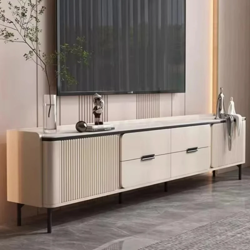 Luxury Living Room Tv Cabinet Storage Modern Floor Home Shelf Cabinets Monitor Standing Meuble Tv Salon Moderne House Furniture