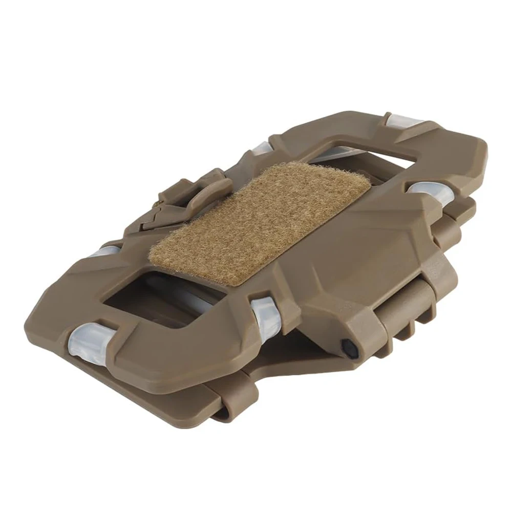 Tactical Plate Carrier Vest Attachments, Molle Mobile Phone Carrier Universal Phone Chest Mount for Screen Size 4.7\