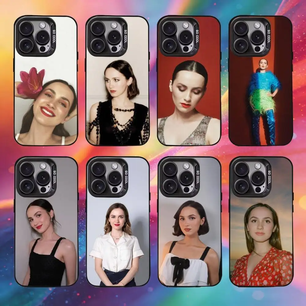 

M-Maude A-Apatow Phone Case For iPhone17, 16,15,14,13,12 Pro Max Black Candy Matte Shockproof Cover