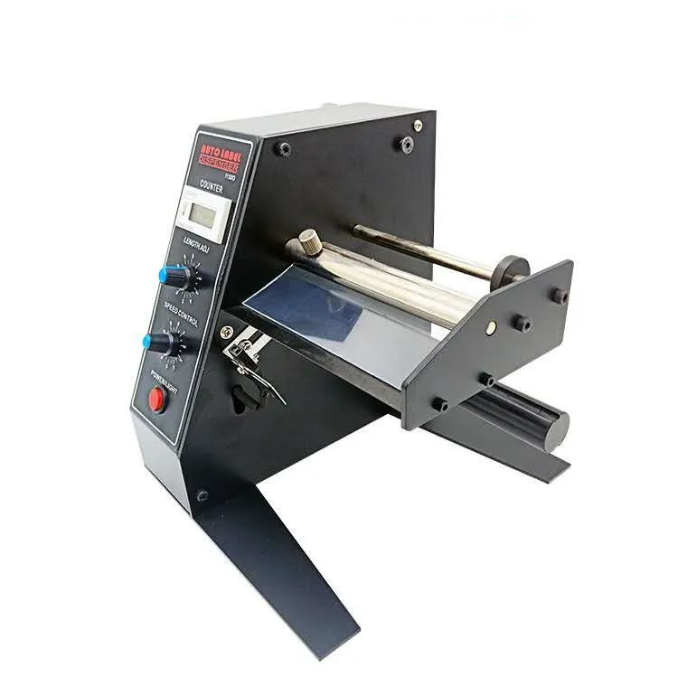 Automatic Label Dispenser Device 140mm 1150D Portable Label Applicator Sticker Separating Auto Label Stripping Machine