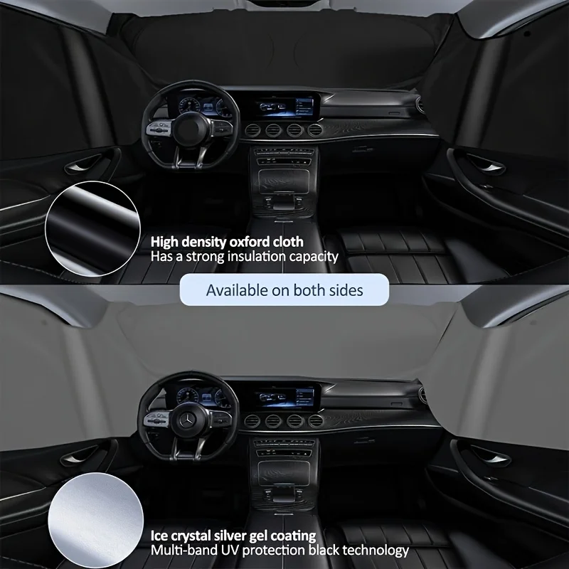 Upgraded car sunshade! Front and rear window sunscreens, sunlight blocking, car interior care, UV protection, privacy protection
