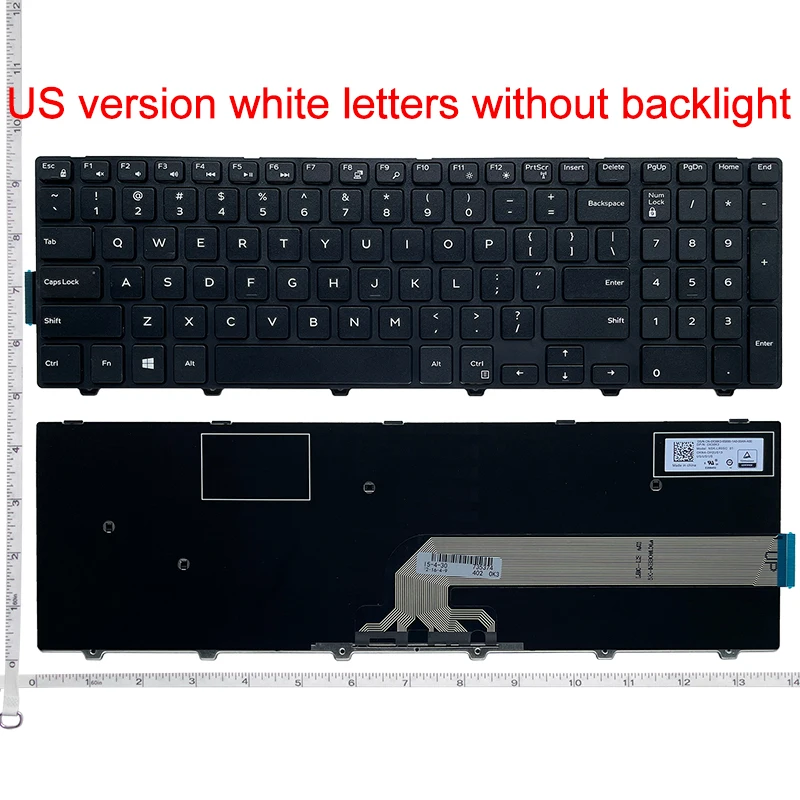 US/BR/RU/SP/UK Laptop Keyboard for DELL Latitude 3570 3580 3588 15-3578 17-5748 5749 5755 5758 5759 P26E 15 5557 Vostro 15-3562