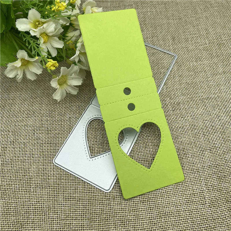 

Love label Metal Cutting die keychain shaker Heart Paper Key Chain Scrapbook Paper Craft Card Punch Art Knife Cutter