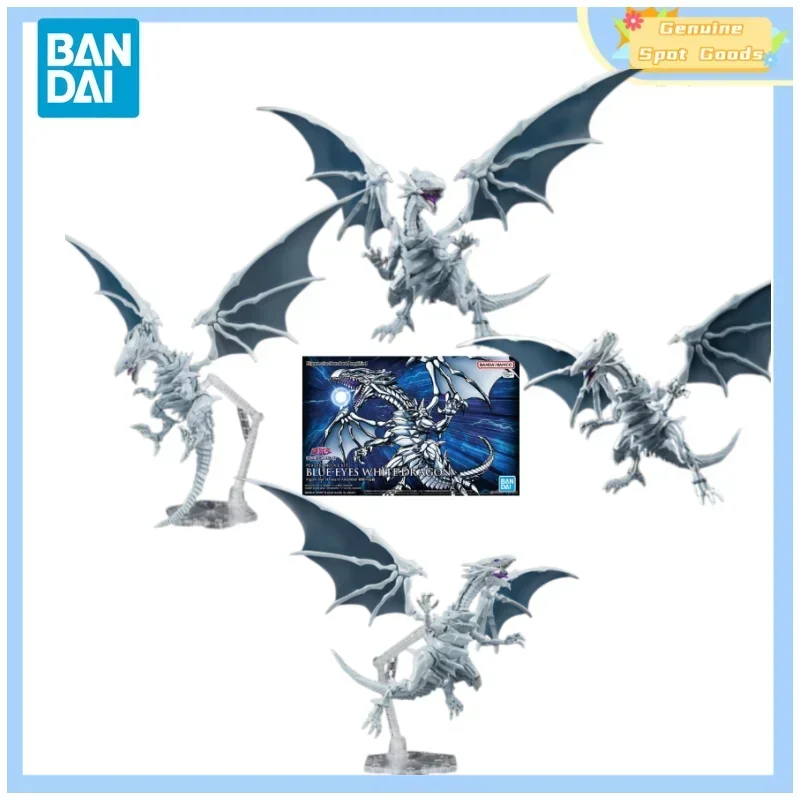 

Bandai Genuine Yu-Gi-Oh Anime Blue Eyes White Dragon Figure-rise SA Action Figure Toys Original Brand New Model Gift for Kids