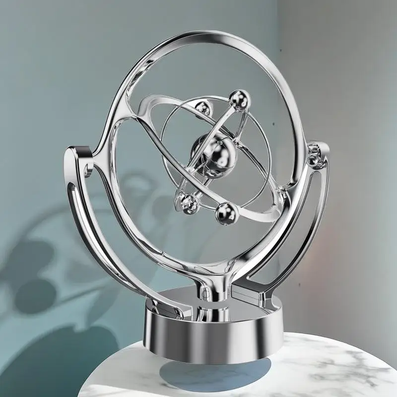 Desktop Model Rotating Magnetic Wobbler Celestial Body Orbit Ornament New of Earth Perpetual Motion Instrument Home Ornament