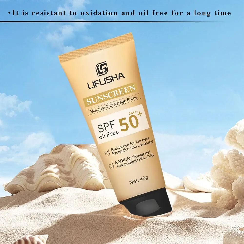 Sunscreen Isolate Moisturize Whitening Skin Care Ultraviolet Formula SPF Sunscreen 50+,Makeup Cream Lightweight L9M8