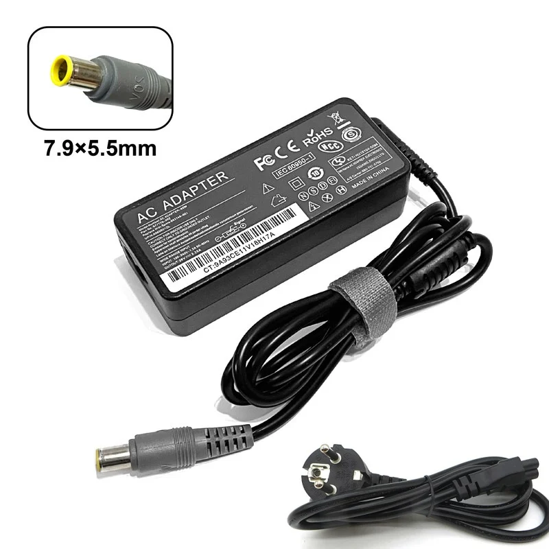 65W 20V 3.25A AC Laptop Power Adapter Compatible with Thinkpad T400 T410 T420S T430 T430s T430u T500 T510 T520 X120e X130e