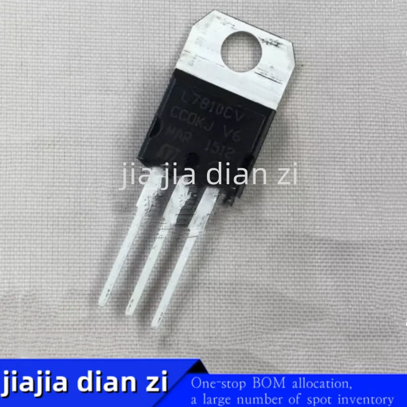 10pcs/lot l7810cv l7810 voltage-regulator tube TO-220 ic chips in stock