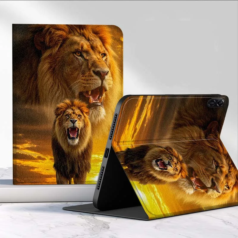 

Lion Cool Art Luxurious For Huawei MediaPad MatePad Air SE Pro M6 M5 M2 11.5 10.4 10.1 11 12.2 10.8 13.2 Tablet Case