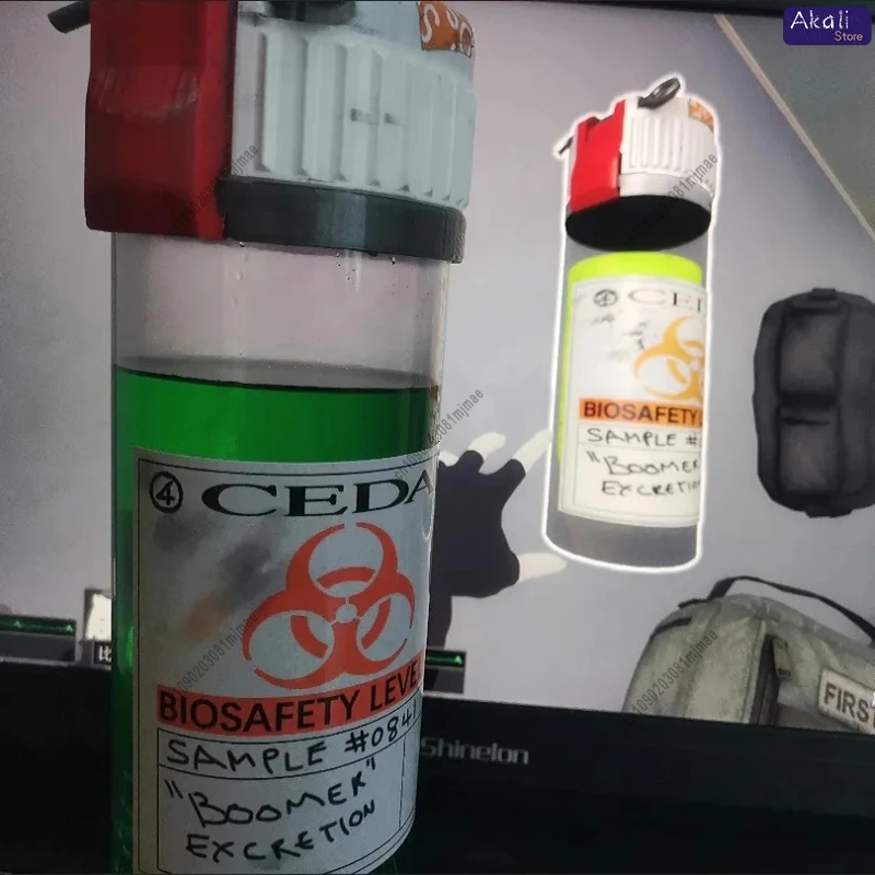 Зеленый биоэнергетический реквизит для бутылки, игровой стиль, украшение, креативный косплей, коллекционный реквизит для ролевых игр