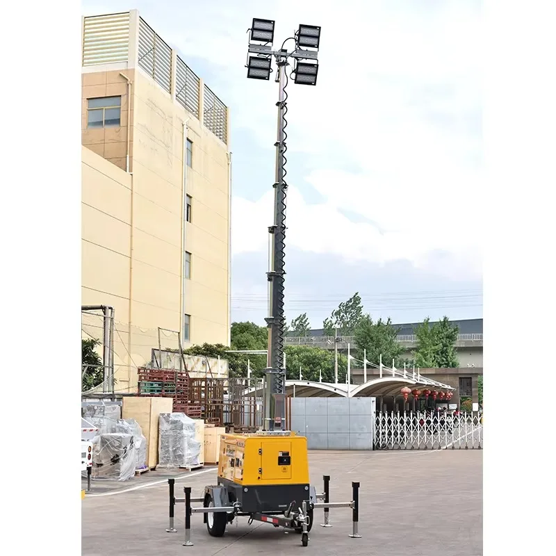 UNIV K-Smart Diesel Light Tower with LED Source Emitted White Light