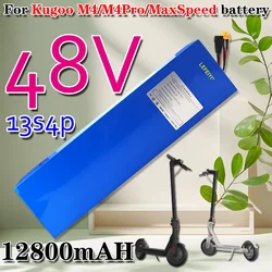 48V Battery 12800mAh for Kugoo M4/M4Pro/MaxSpeed 18650 13S4P battery pack scooter with BMS