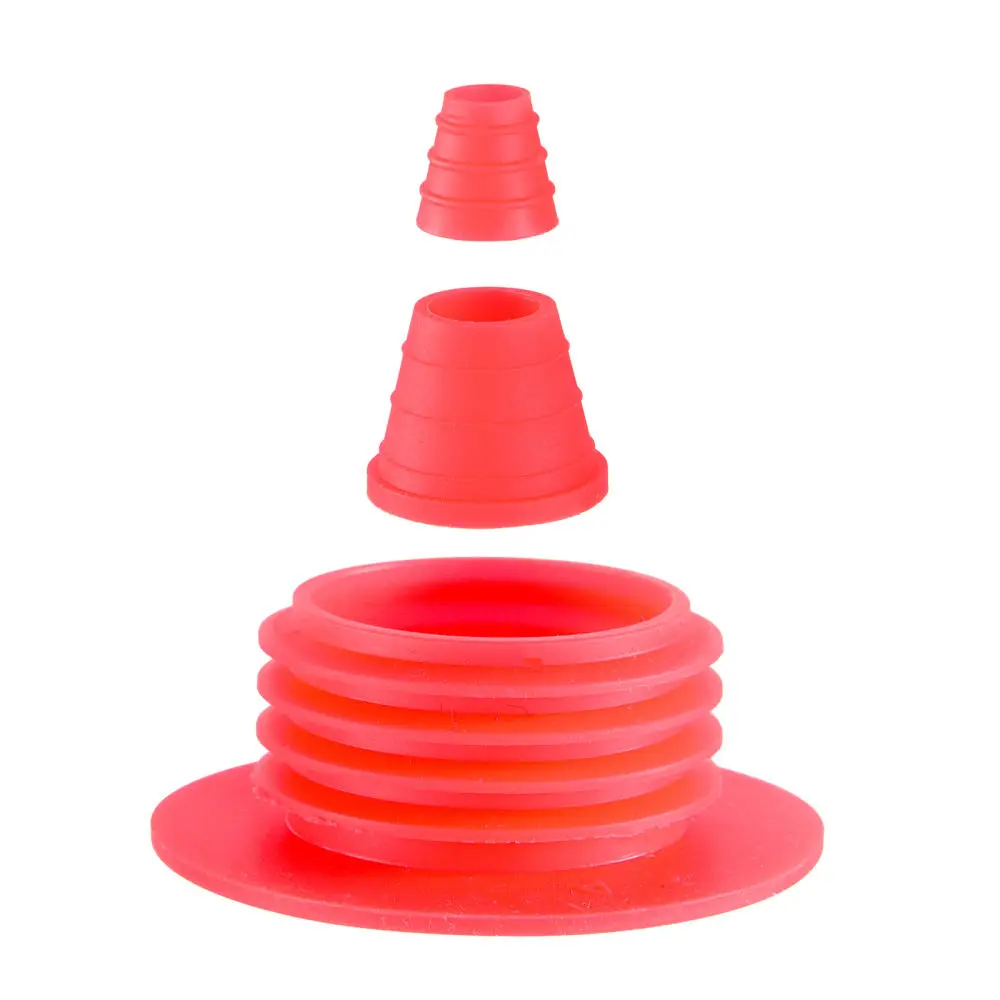 Elastic Silicone Seal Gasket Ring Water Pipe Airtight Parts For Vase Bowl Hose Connector Replacement Kit