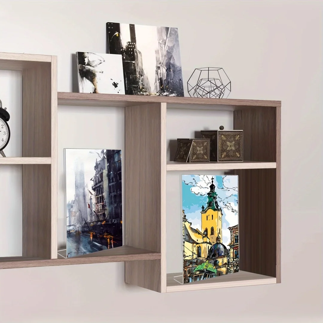 6-Piece Transparent Acrylic Frame Set