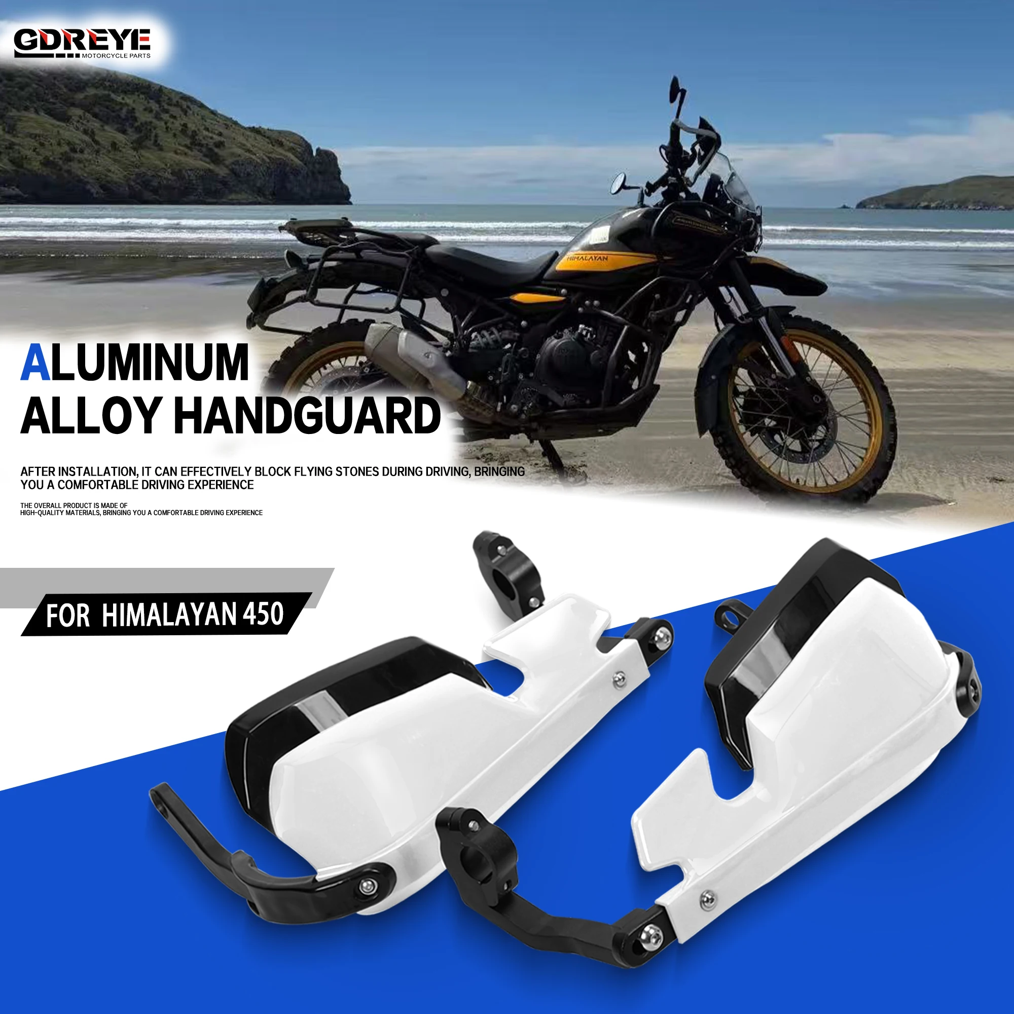 For Royal Enfield Himalayan 450 Motorcycle Himalayan450 Aluminum Alloy Handguards Handguard Lever Protector Windshield Guards