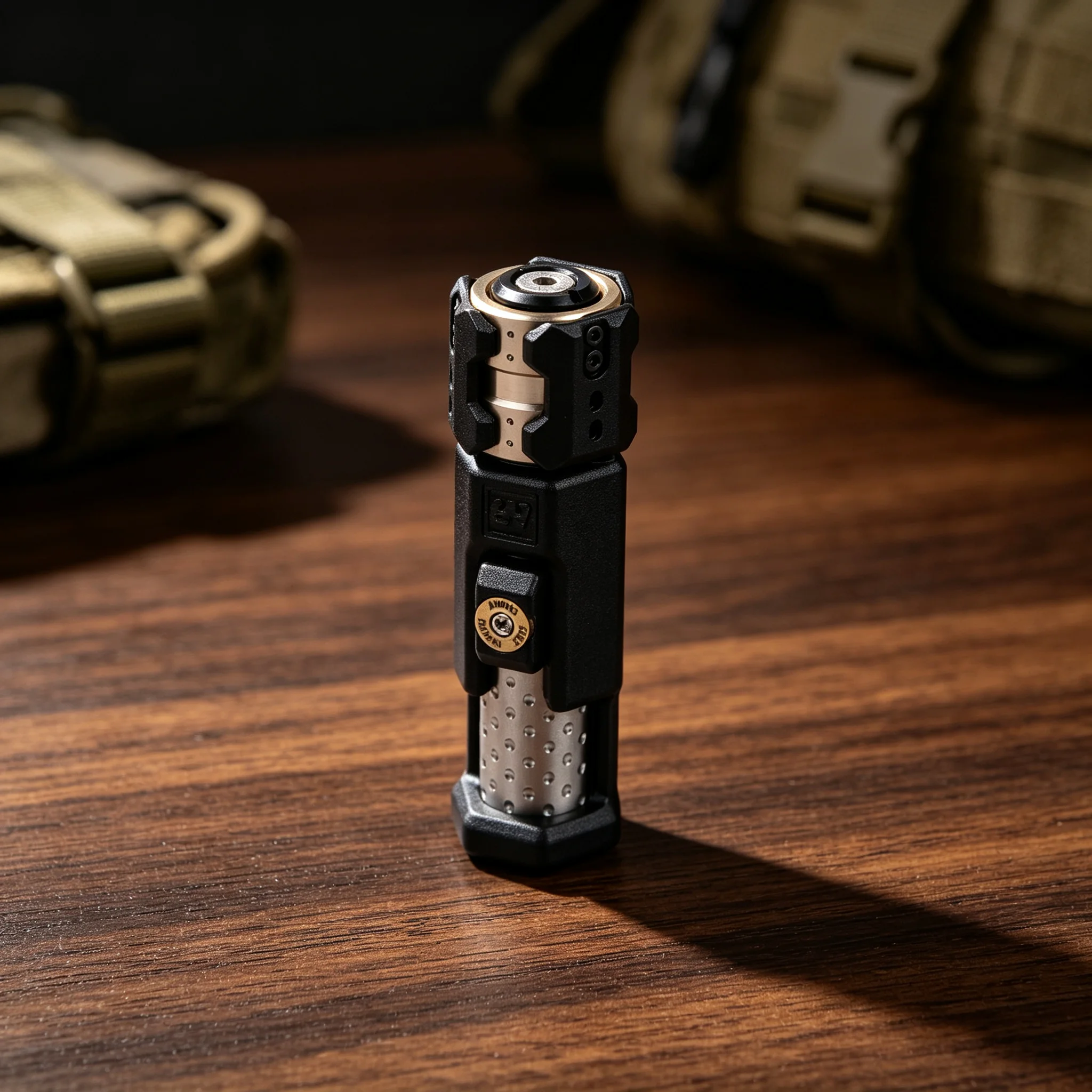 Torchbearer EDC Haptic Slider, Adult Metal Mechanical Fidget Slider, Portable Pocket Haptic Gadget, Stress Relief Desktop Carry