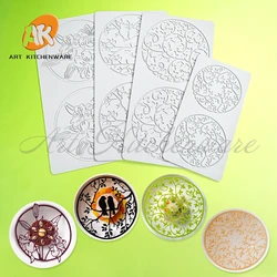 Flowers Design Silicone Cake Lace Mold Cake Decorating Tool Border Decoration Lace Mold kitchen Baking Tool