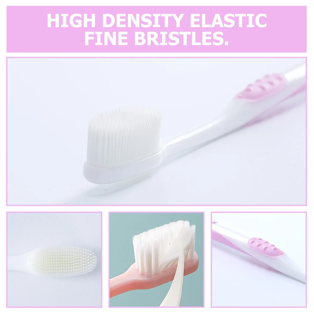 

2Pcs Maternal Women Toothbrushes Premium Material Durable Comfortable Grip Teeth Cleaning Supplies Oral Hygiene