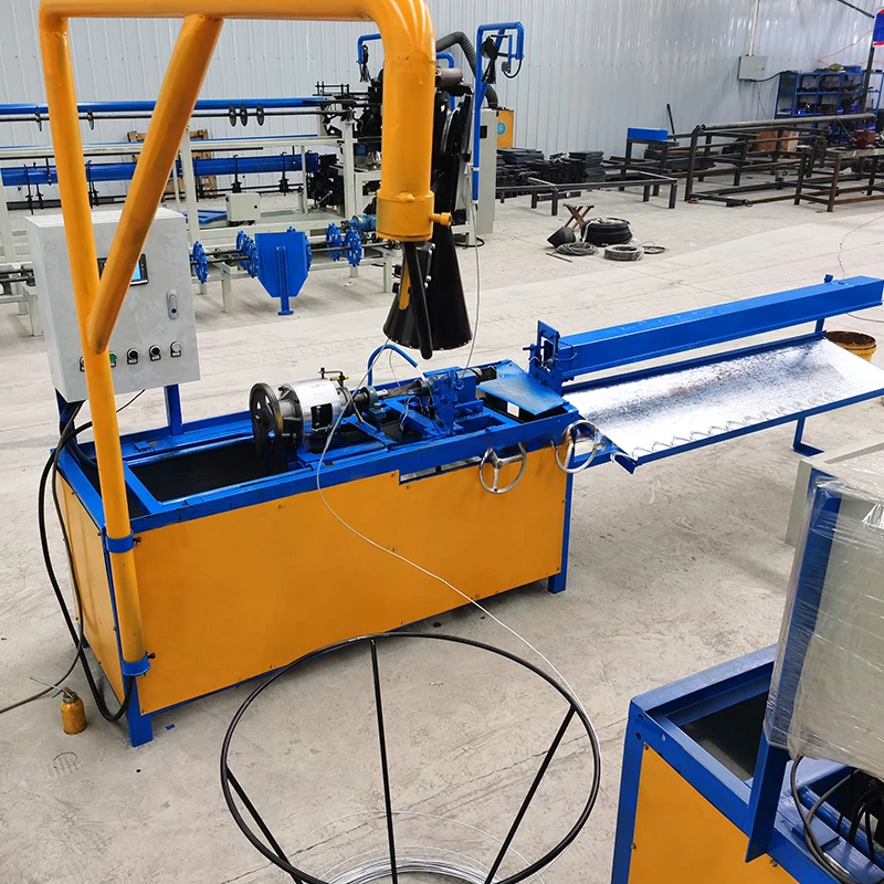 PLC Controlled Diamond Chain Link Fence Machine Semi‑Fully Automatic With Manual Operation