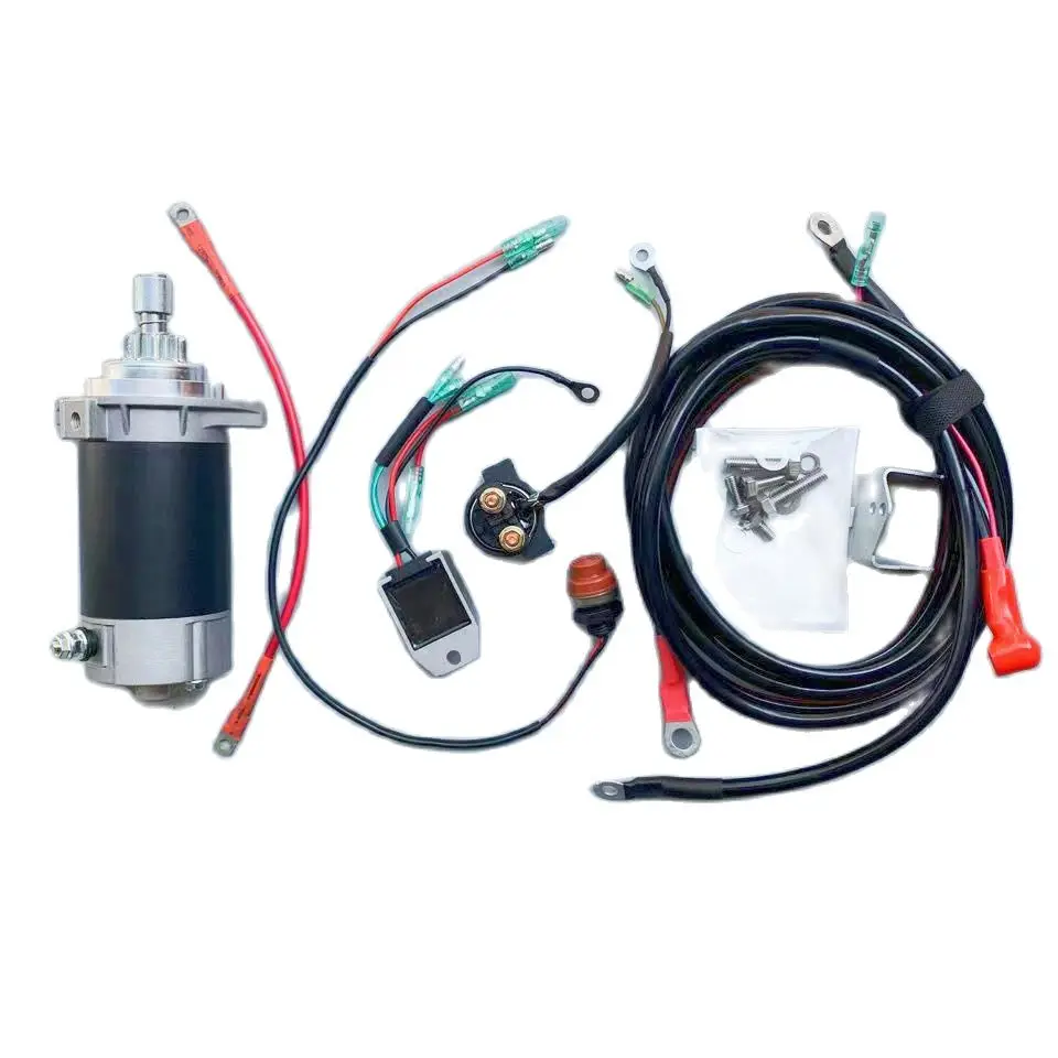 804056A1 Electric Start Kit for Mercury Tohatsu  2 stroke 40hp 3 cylinder Outboard Motor Starter Relay Rectifier