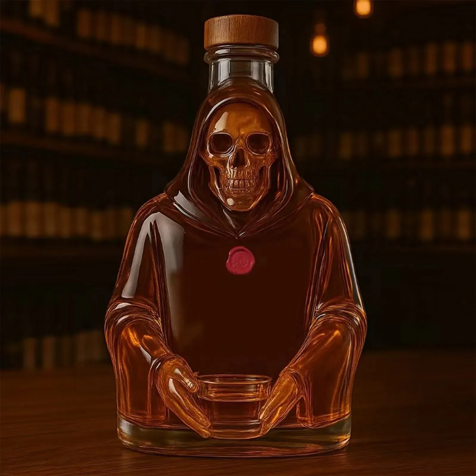 

New High borosilicate glass fun whisky bottle 320ml fun bottle
