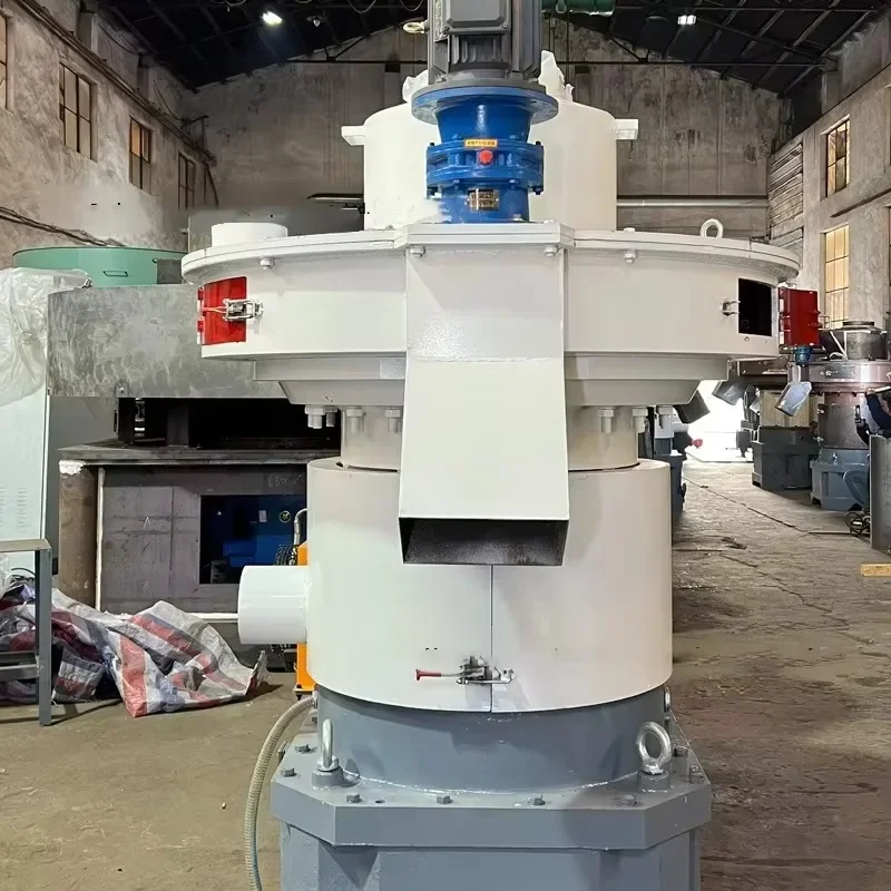 Línea de producción de briquetas de biomasa a gran escala, equipo de procesamiento de juego completo para máquina de pellets de madera pequeña y paja