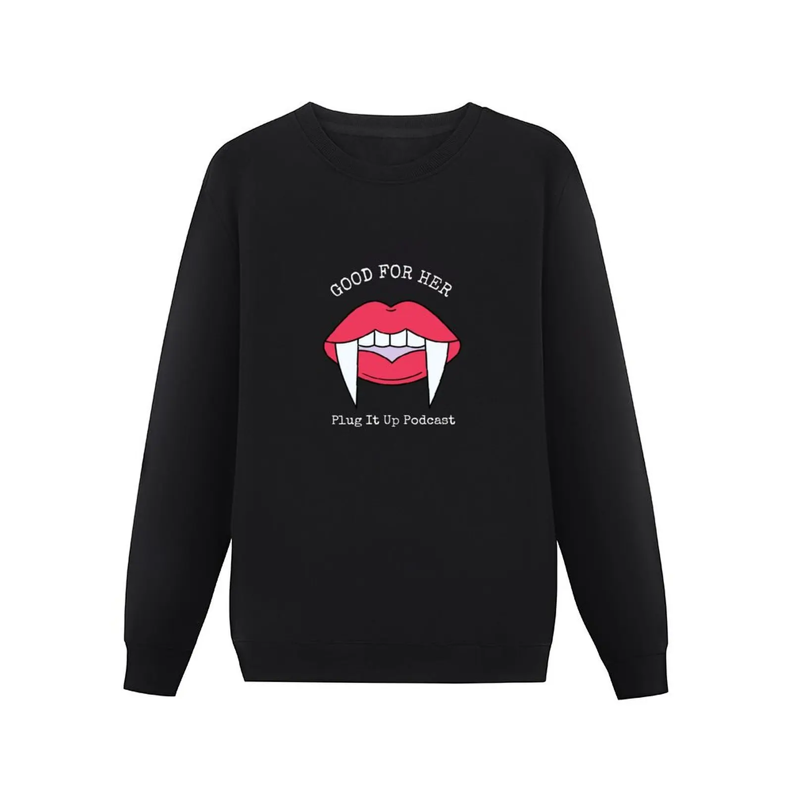 Plug It Up - Teeth Pullover Hoodie mens clothing sweatshirt for men