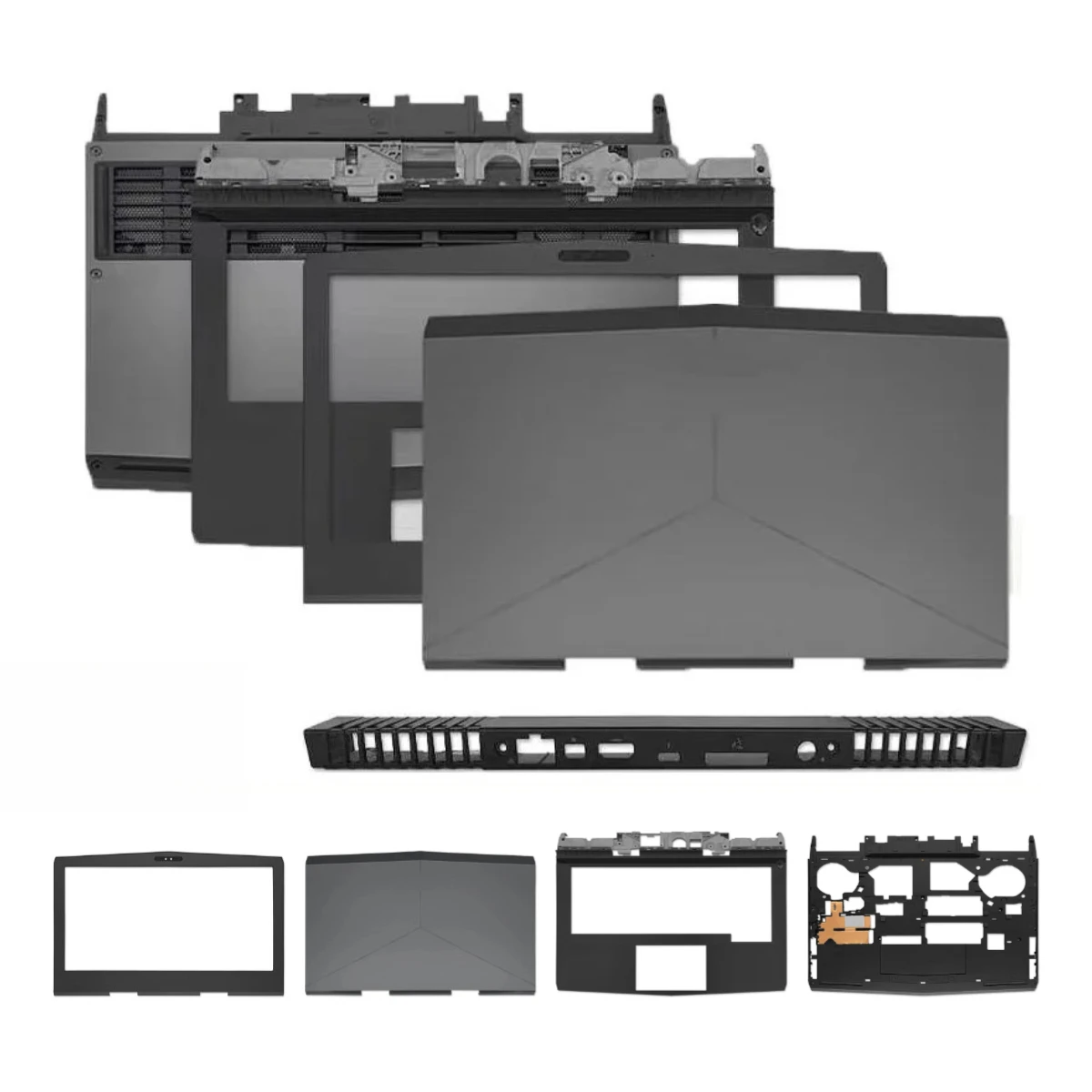98% new for Alienware Alien 13 aM1X R3 laptop LCD screen back cover, screen borders, and palm rest bottom cover ABCD Shell