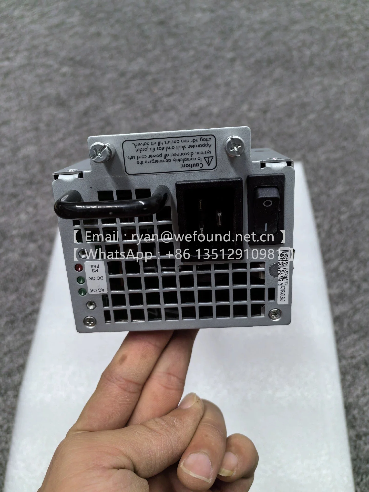 PWR-MX480-2520-AC-S PWR-MX480-2520-AC-S-D/F MX480シリーズ 2520W AC-DCルーター電源