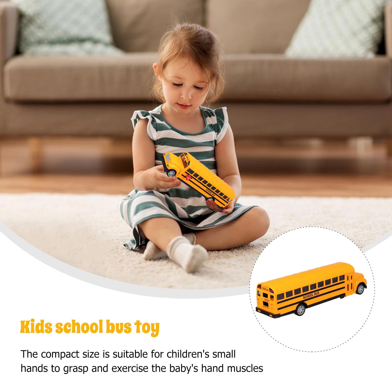 Double Layer School Bus Toy Car Toddler Cars Mini Toys Alloy Babyautomotive Pull Back