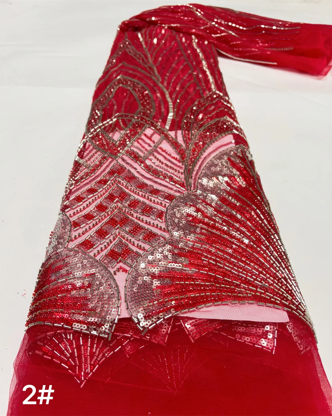 

Элитная африканская кружевная ткань с пайетками и бисером 2026, высококачественное кружево, 5 ярдов, золотое французское кружево, нигерийские сетчатые кружевные ткани для вечеринок