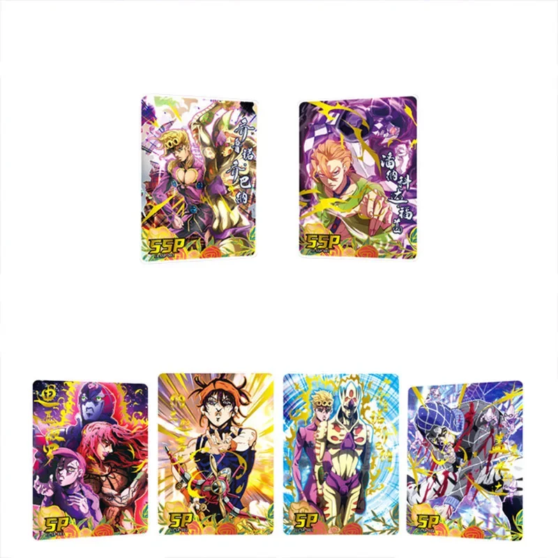 2022 NEW Japanese Anime JoJo Bizarre Adventure Character Collection rare Cards box Game collectibles Card for Child Kids Gifts